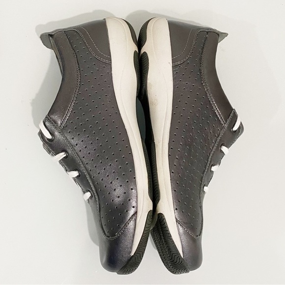 DANSKO Women’s Hillary Leather Sneaker Silver Pewter Comfort Shoe Size 40 - Picture 7 of 14